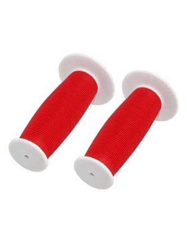 Mushroom Grips 7/8 long 115mm White/Red.